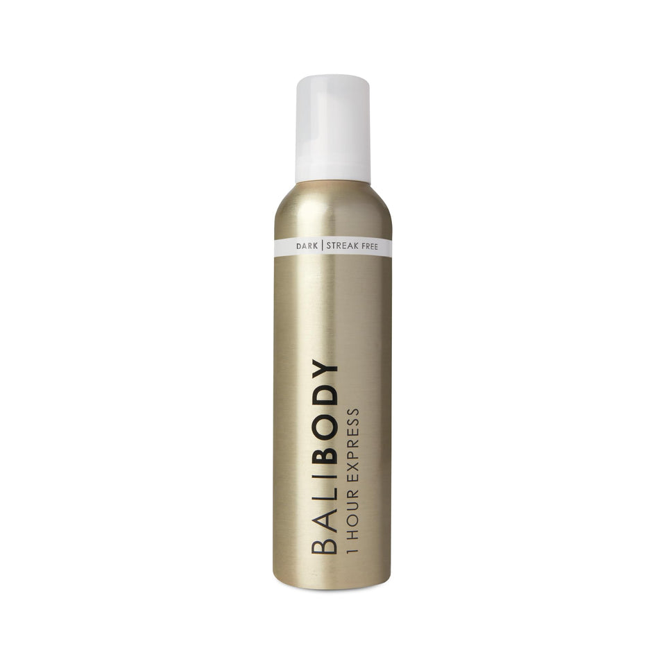 BALI BODY front packaging showing foam can and label for clear identification and benefit
