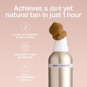 BALI BODY ingredients label close-up highlighting natural DHA and nourishing oils benefits