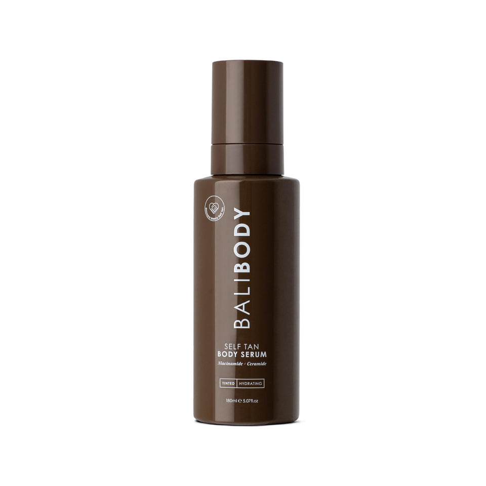 BALI BODY front bottle displayed, clear label and product size benefit visible