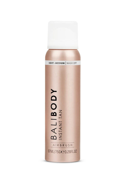 BALI BODY front packaging showing compact 97ml bottle and branding benefits