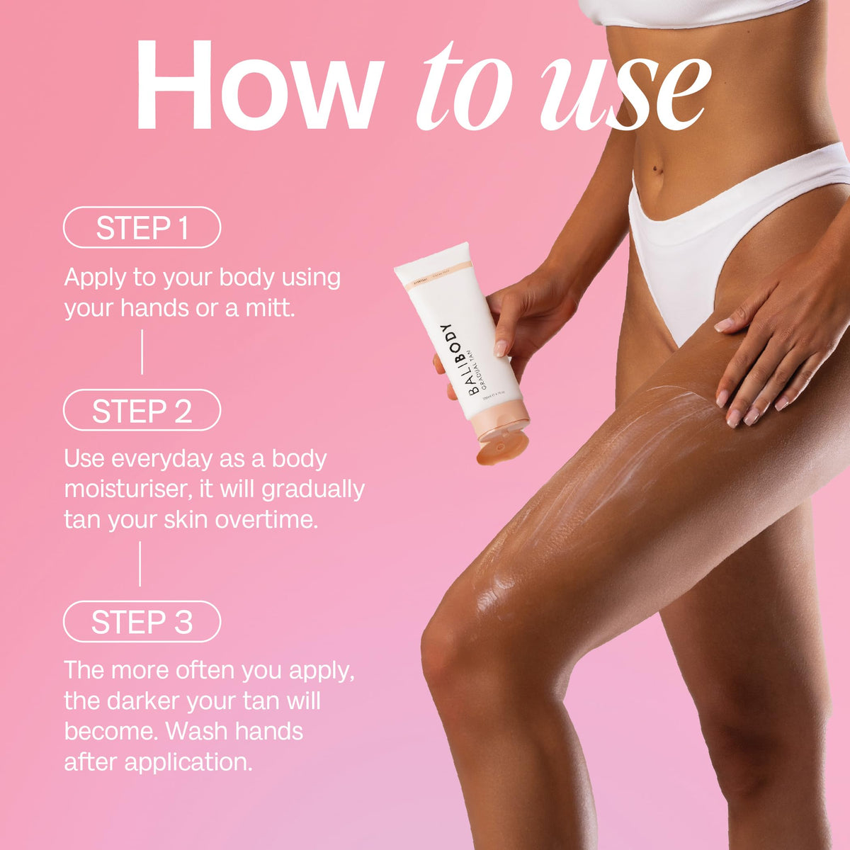 Bali Body on bathroom shelf in lifestyle setting showing everyday use