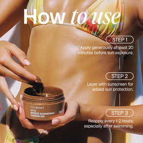 BALI BODY mica shimmer close-up highlighting radiance and enhanced skin luminosity