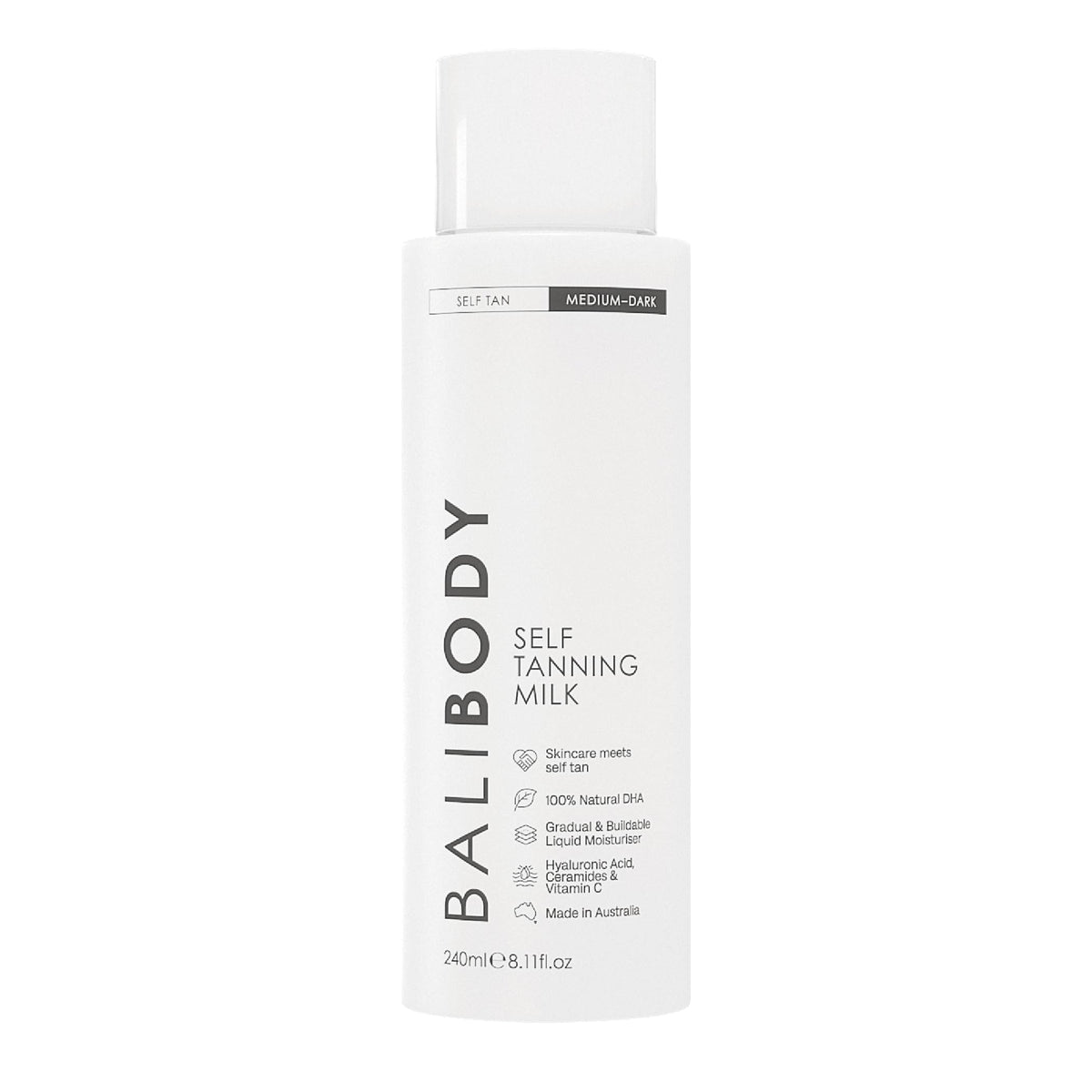 BALI BODY front bottle view showing product and brand for easy recognition