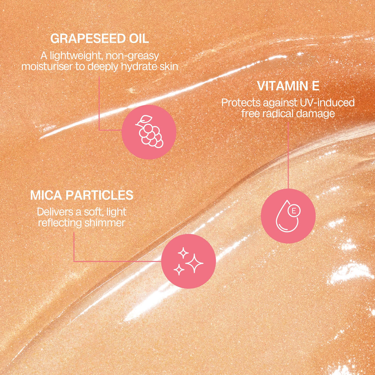 BALI BODY gel texture close-up highlighting lightweight hydrating finish