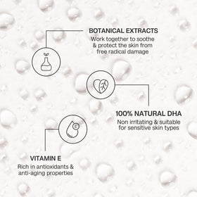 Bali Body texture close-up showing lightweight non-sticky formula that hydrates skin