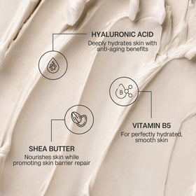 Bali Body texture close-up highlighting creamy hydration and smooth spread