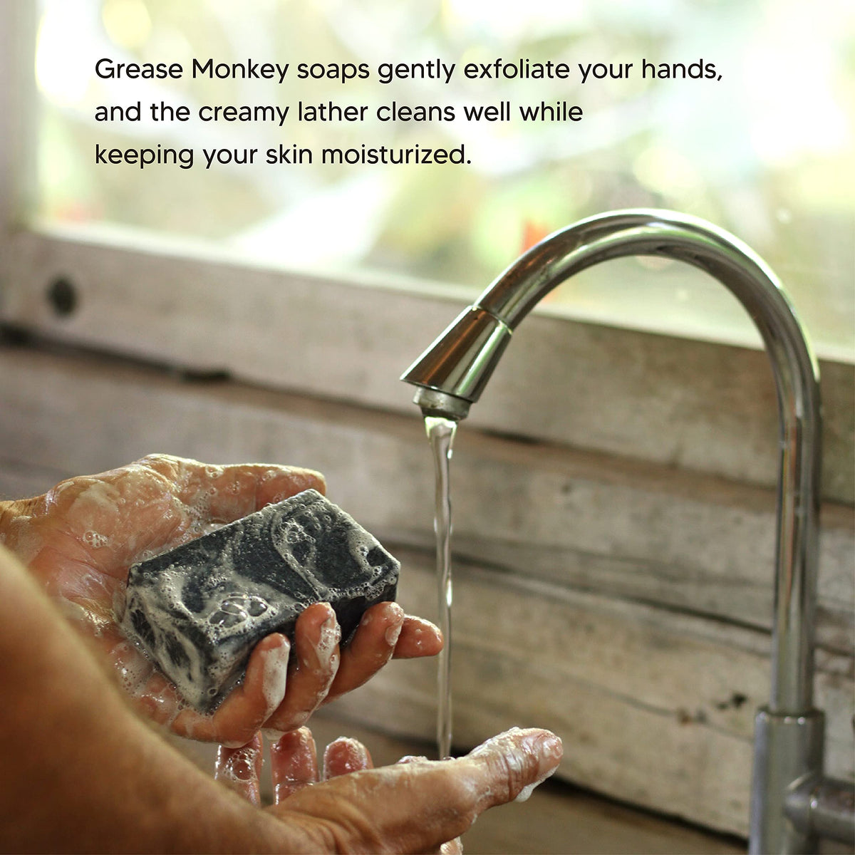 Bali Soap ingredients arranged to show natural oils and vegan sourcing benefit
