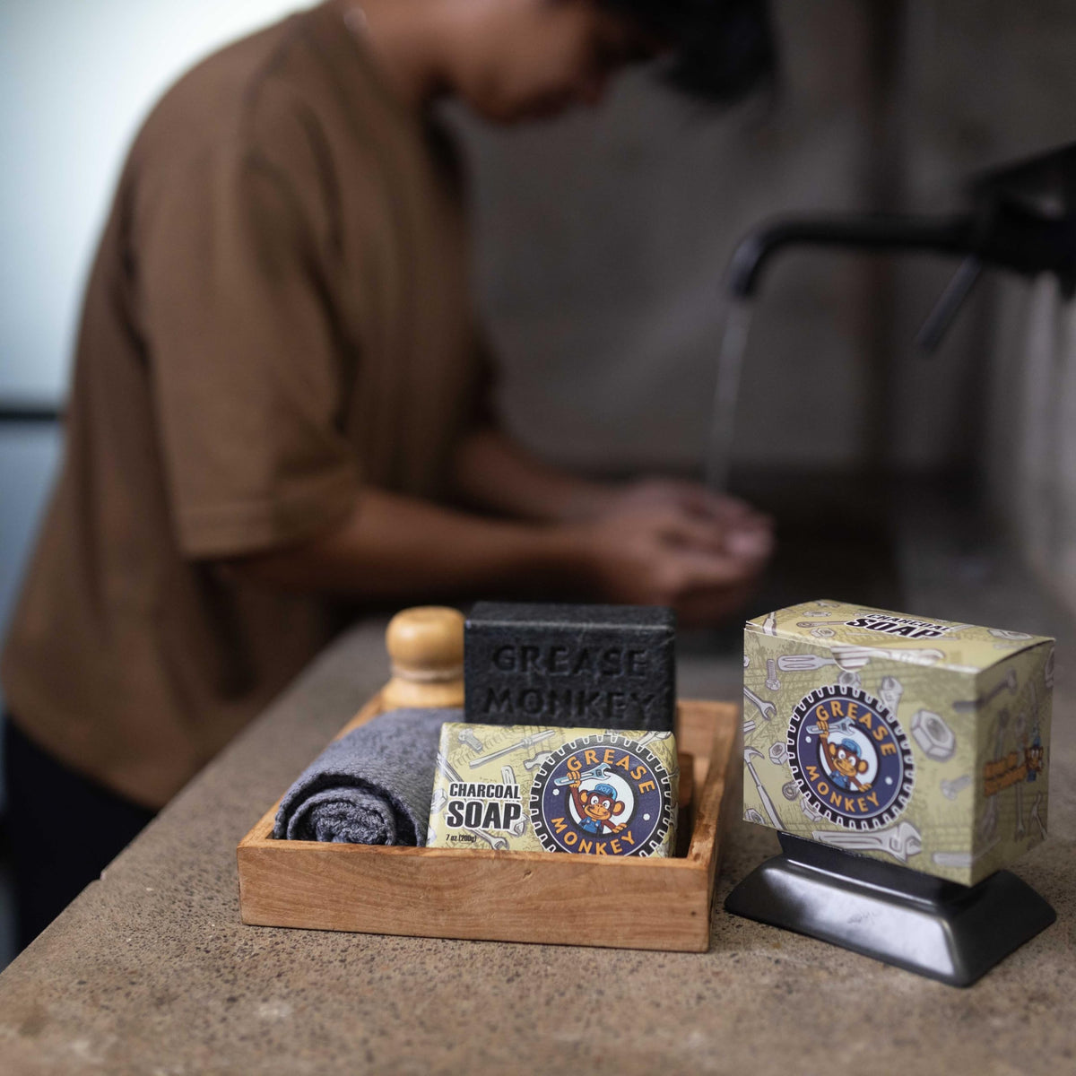 Bali Soap wrapped gift presentation ideal for mechanic gift benefit