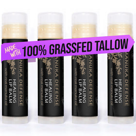 BALM OF GILEAD front packaging showing four compact tubes and benefit of travel-ready care