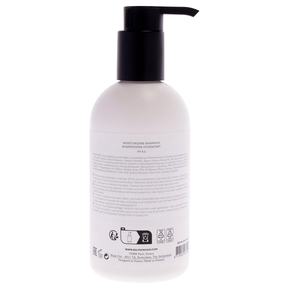 Balmain shampoo close-up lather demonstrating creamy texture and easy cleansing