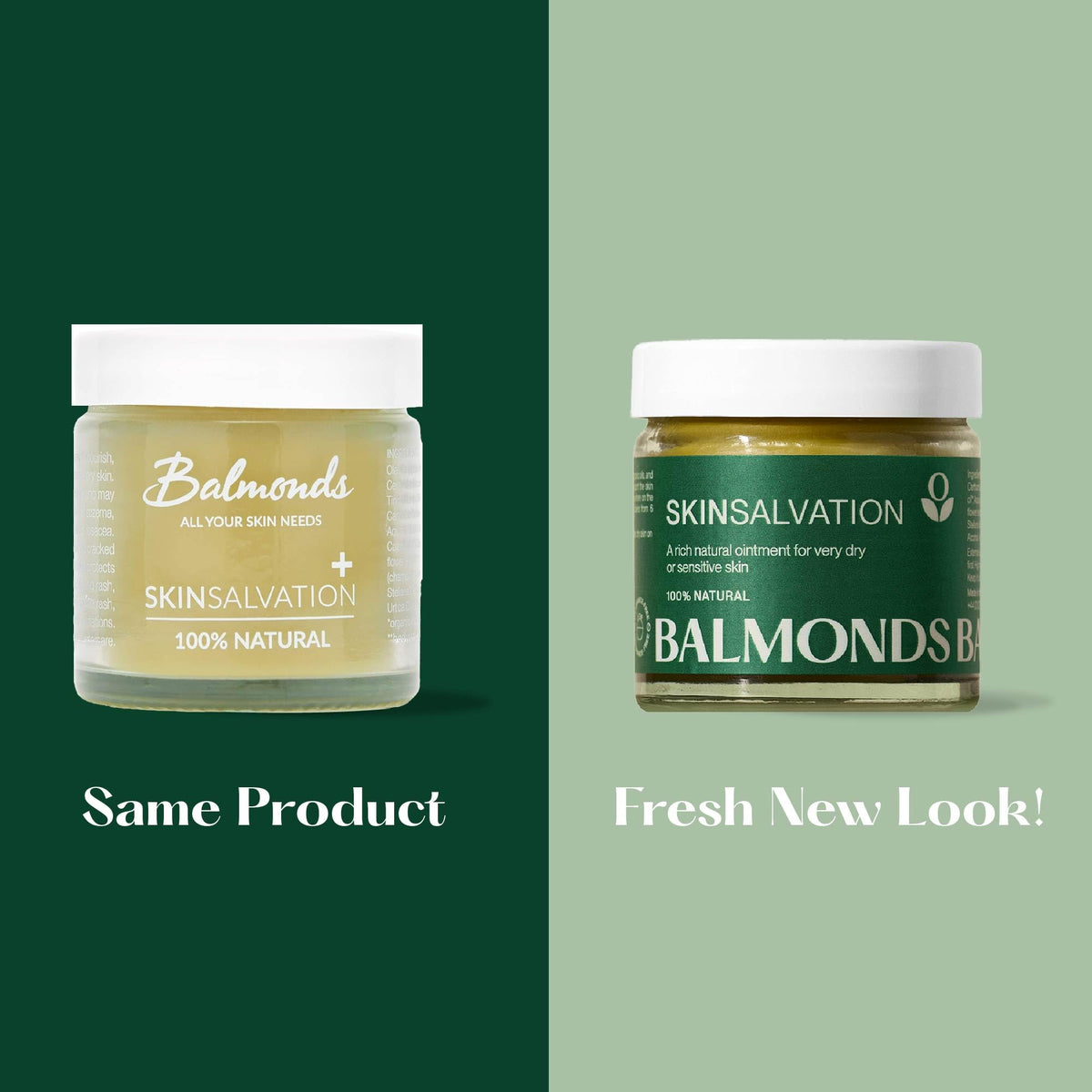 Balmonds open tin revealing smooth balm texture for concentrated hydration
