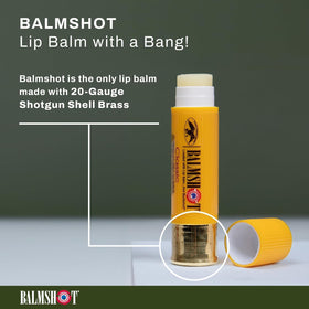 Balmshot tube in a jeans pocket showing compact, secure carry and tight-fitting cap for outdoor use