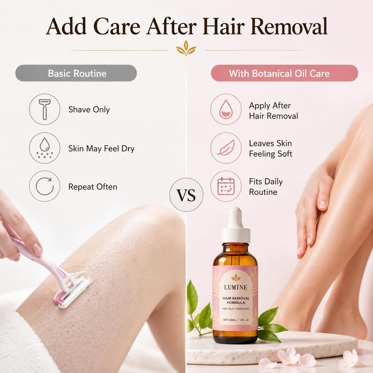 BALPPRD bottle staged on bathroom shelf conveying daily skincare routine