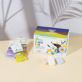 BAMBOEARTH bathroom lifestyle shot showing reduced plastic waste benefit