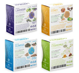 BAMBOEARTH bars arranged in bathroom lifestyle shot showing sustainable routine