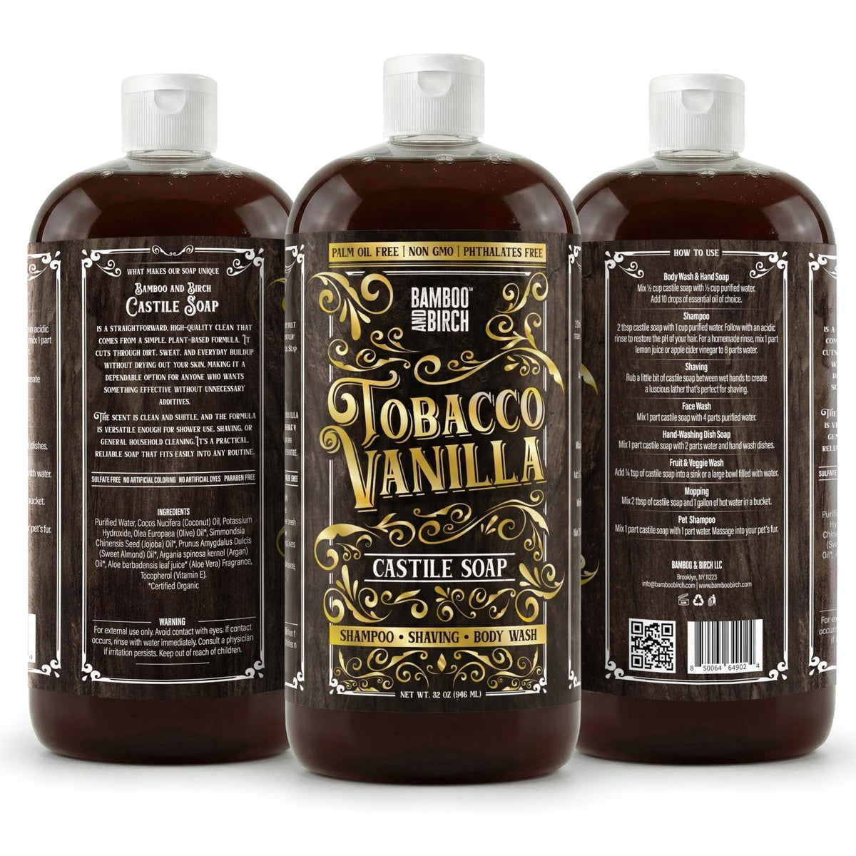 BAMBOO AND BIRCH close-up lather texture illustrating gentle cleansing benefit