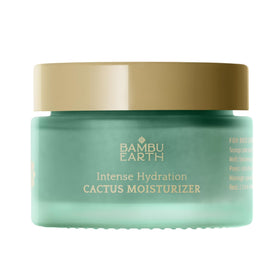BAMBU EARTH front packaging showing compact .8 oz pressed-serum moisturizer for travel