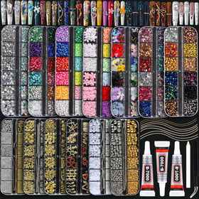 BANA ART front packaging showing all 13 organized boxes and included tools for easy startup