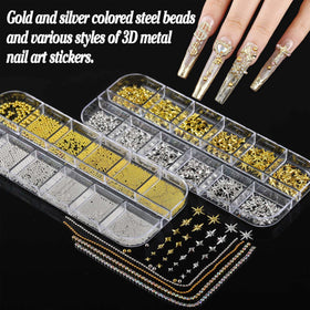BANA ART glue bottles, wax pick-up pen, and tweezers arranged to demonstrate precise application