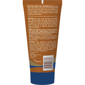 Person applying Banana Boat Deep Dark lotion for even, buildable sunless tan
