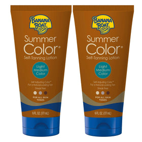 Banana Boat front packaging twin 6oz showing product convenience and value