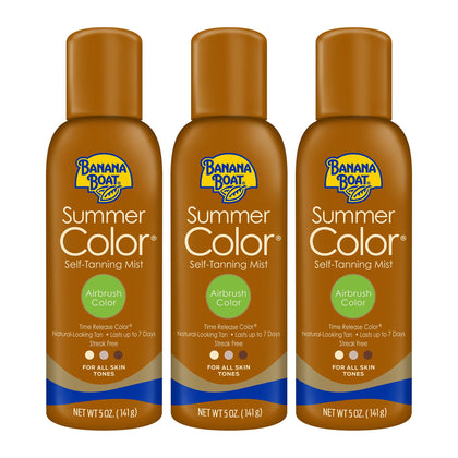Banana Boat front packaging showing three 5-ounce cans and benefits