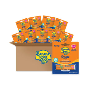 Banana Boat front packaging showing SPF 50+ for quick identification and protection