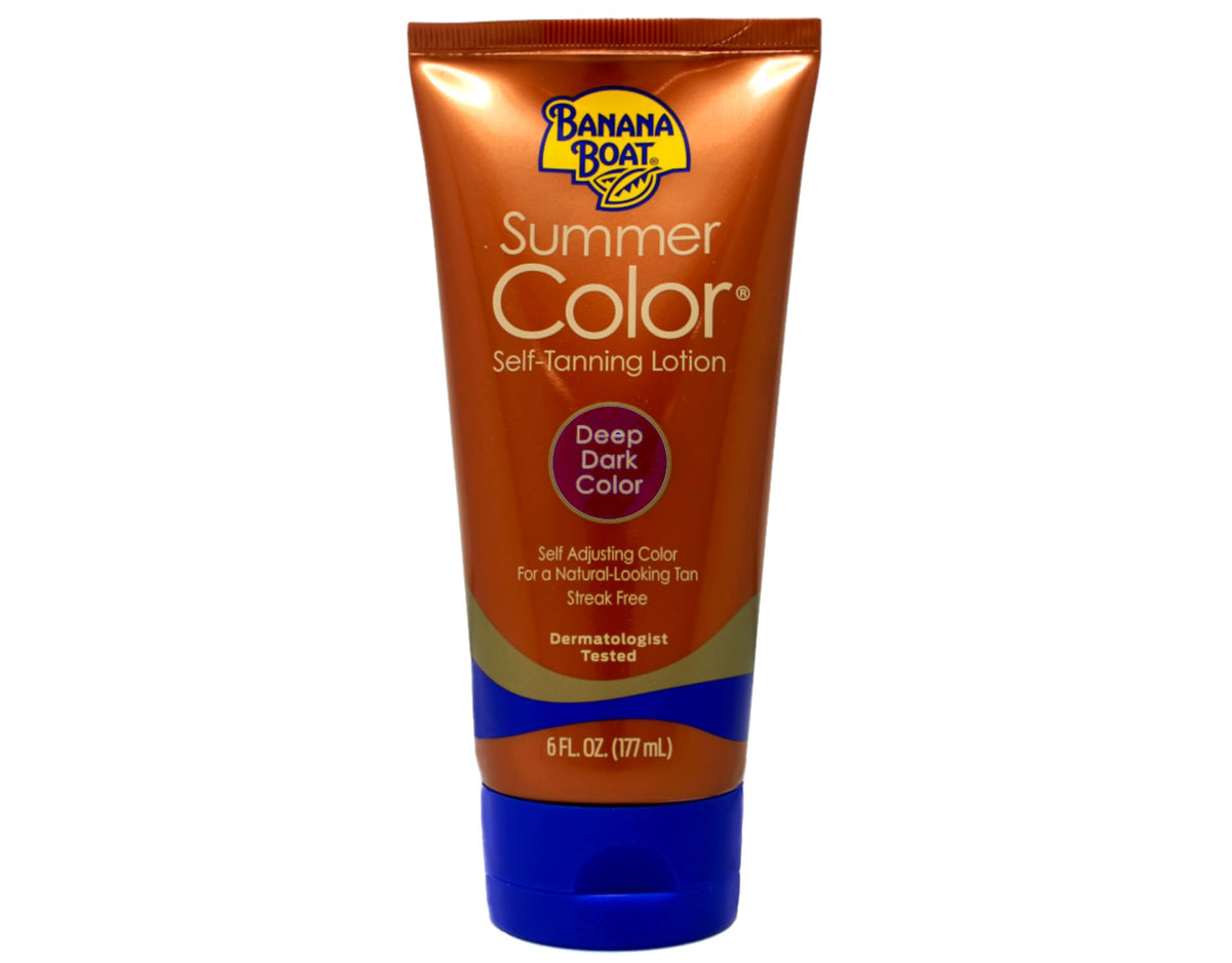Banana Boat 6oz bottle in hand illustrating compact travel-friendly size