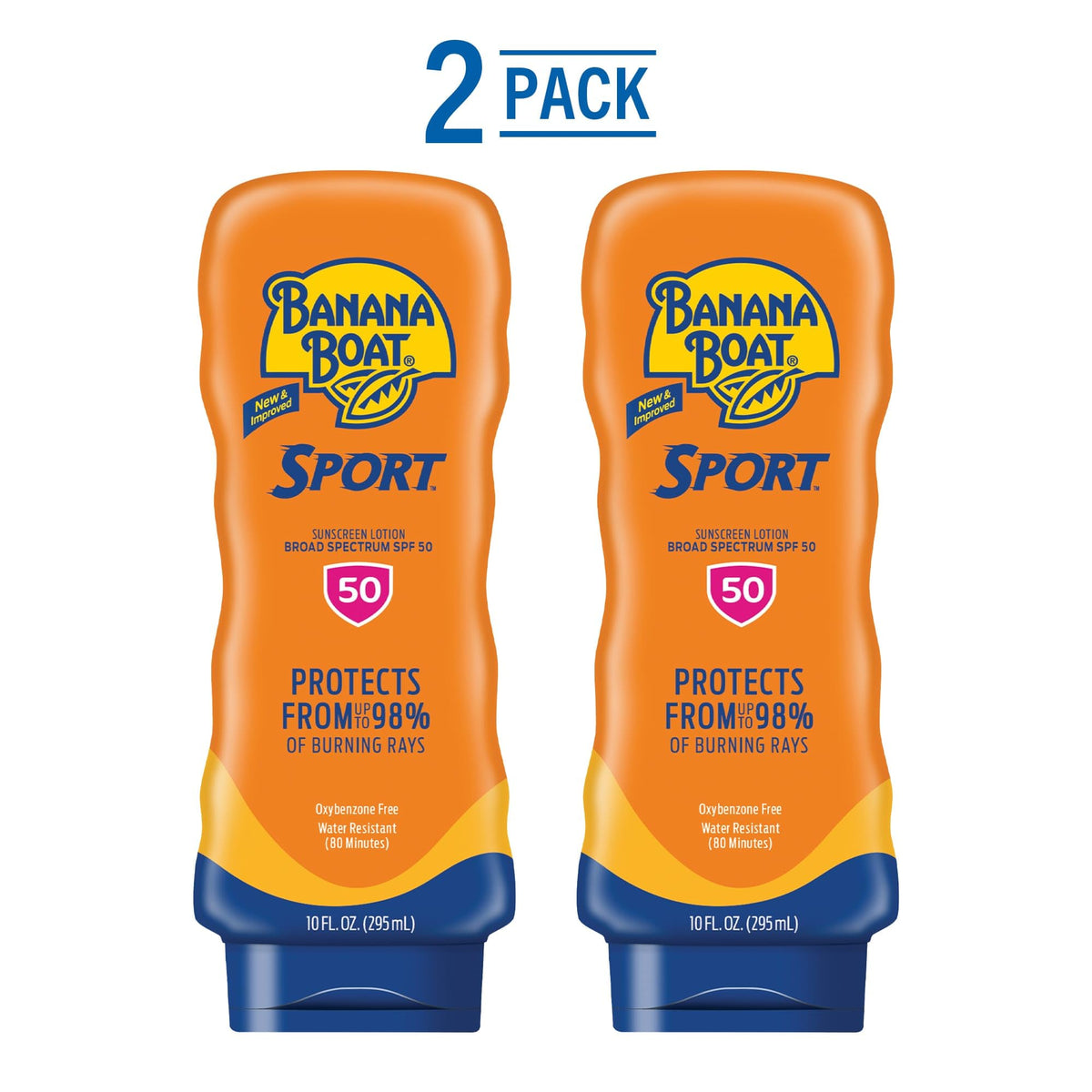 Banana Boat lotion texture close-up highlighting lightweight, fast-absorbing formula
