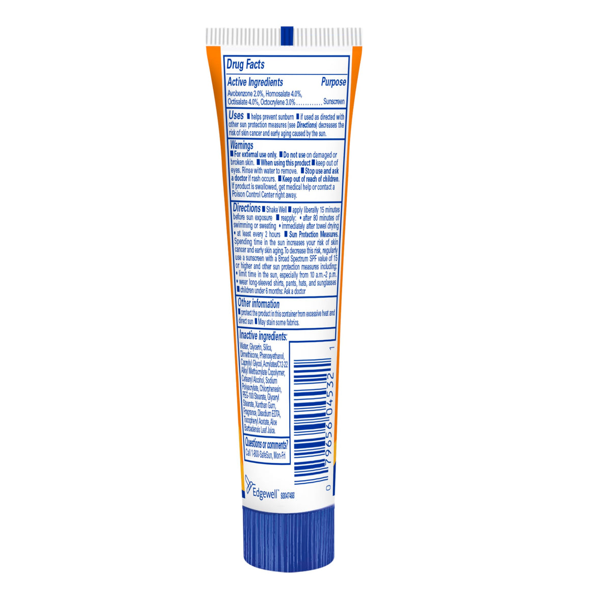 Banana Boat lotion rubbed into skin demonstrating quick absorption benefit
