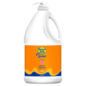 Banana Boat front packaging showing SPF 50 and sport protection