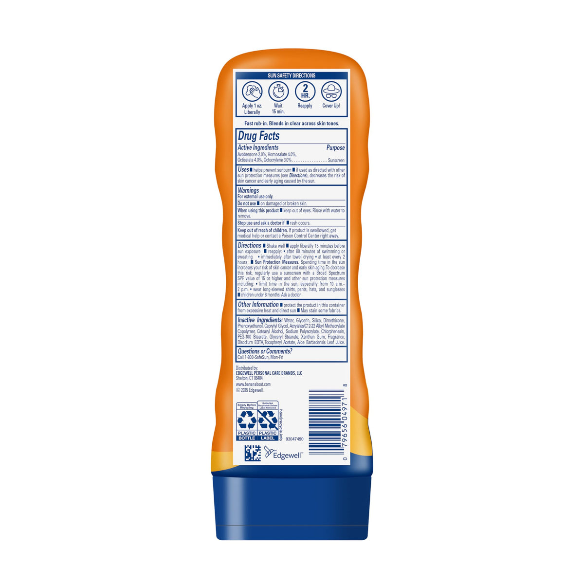 Banana Boat on active runner showing sports-ready, non-greasy sun protection