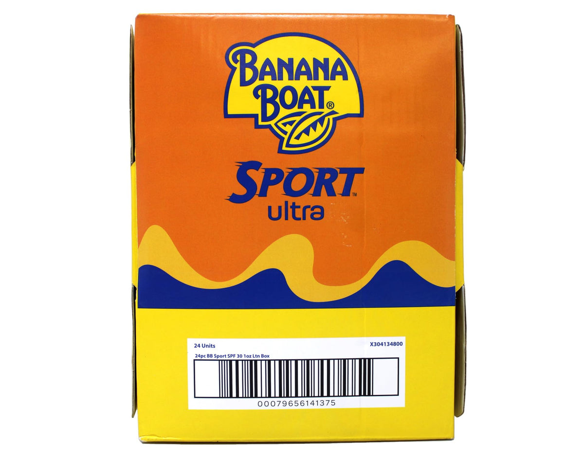Banana Boat lotion texture close-up highlighting quick-absorb, non-greasy feel