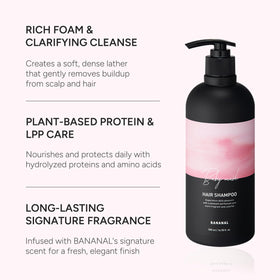 BANANAL creamy lather texture close-up for rich, hydrating foam