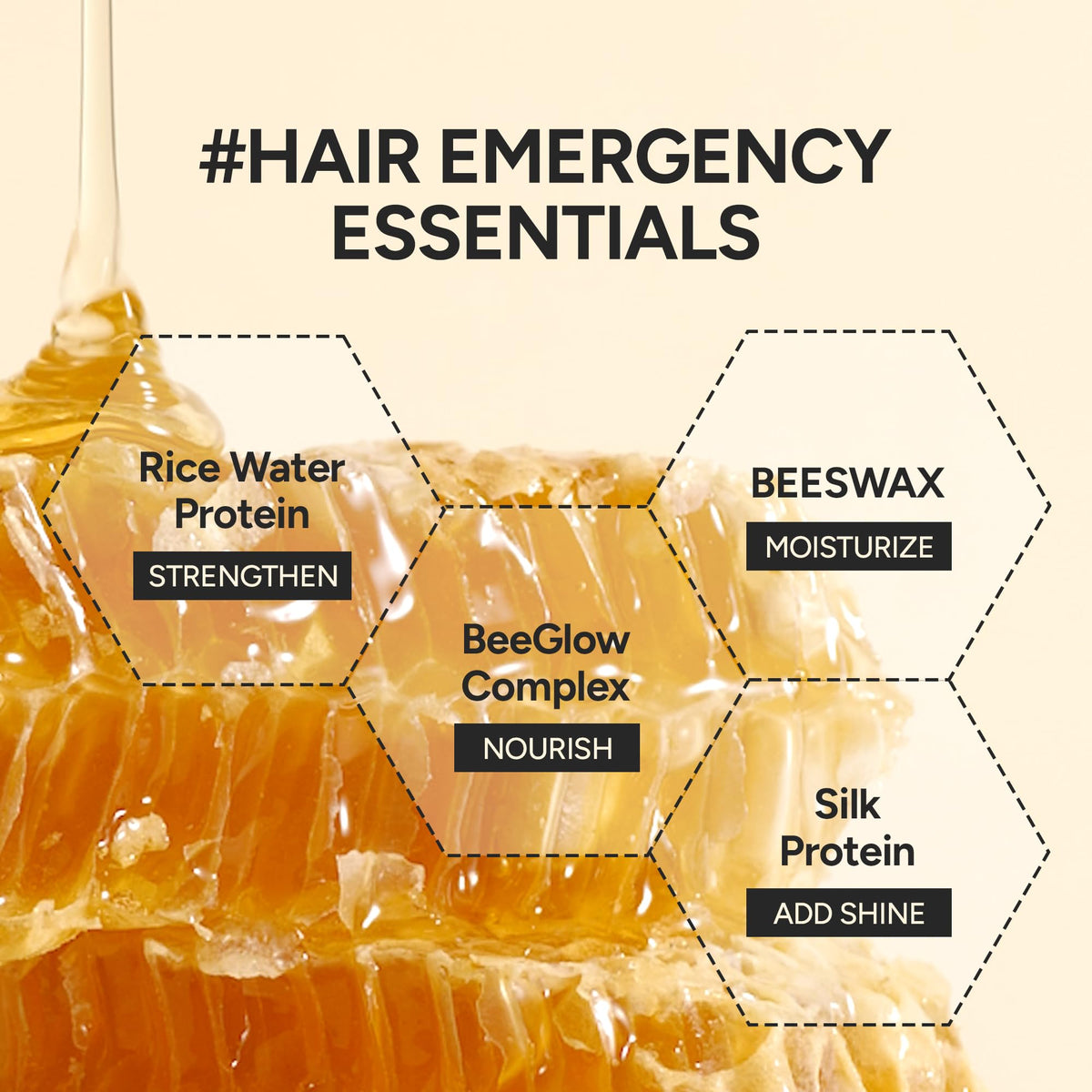 BANANAL hair before and after image highlighting smoother ends and reduced frizz