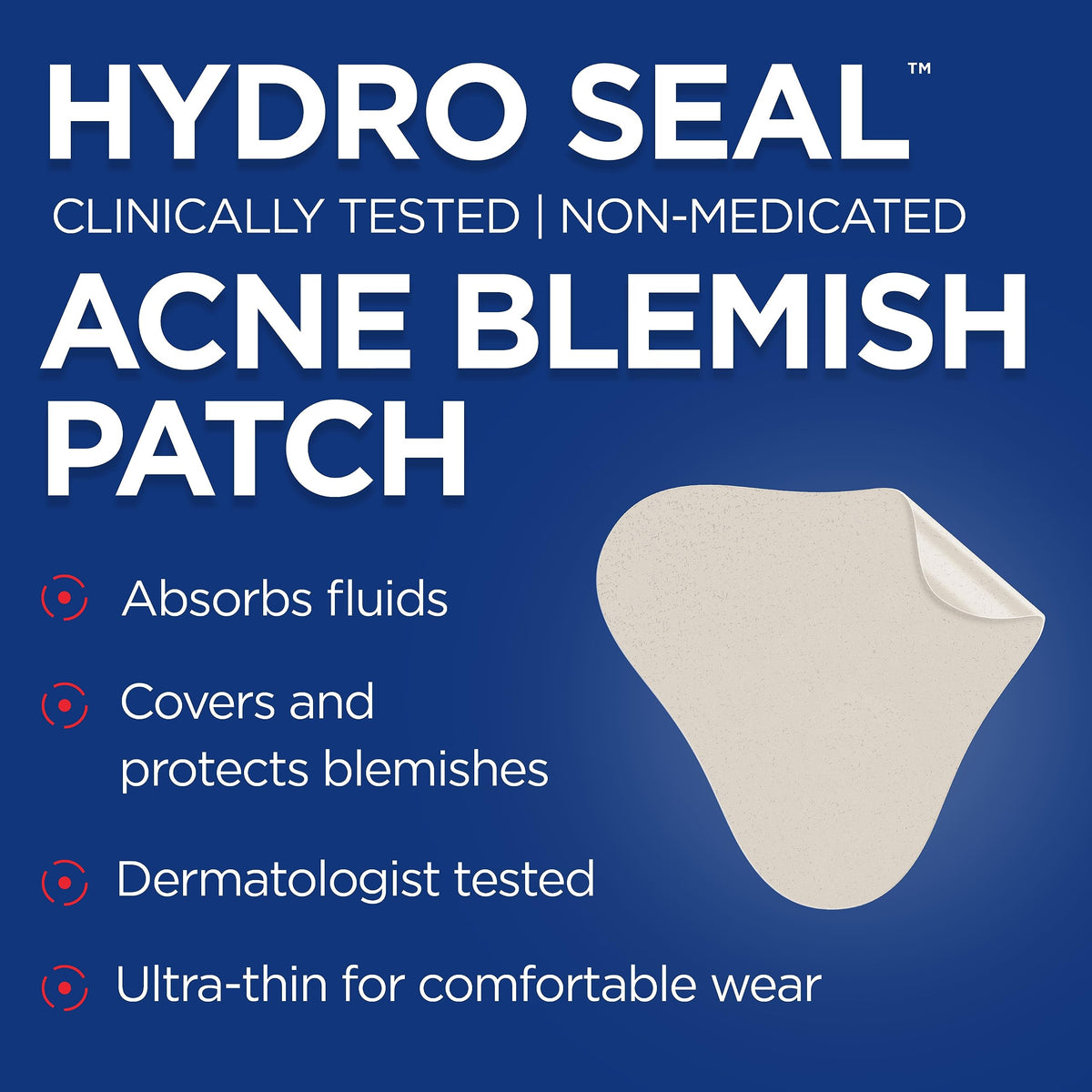 Band-Aid close-up of a single clear patch showing thin texture and comfort