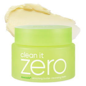 BANILA CO cleansing balm jar front view showing packaging and volume benefit