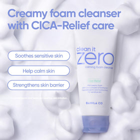BANILA CO foam texture close-up illustrating soft micro-foam hydration