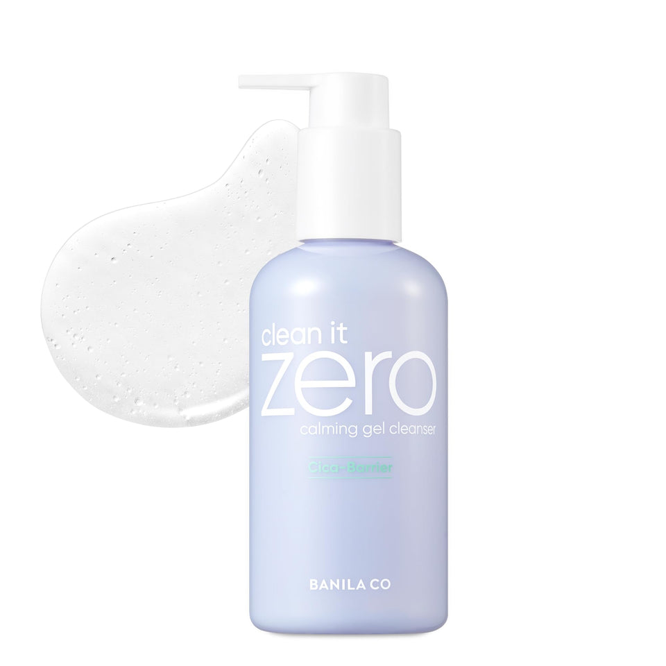 BANILA CO front packaging showing bottle and branding, communicates clean routine