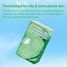 BANILA CO balm on hand converting to oil for gentle makeup breakdown and easy rinse
