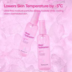 BANILA CO bottle beside a ruler showing 99ml size and travel-friendly scale benefit