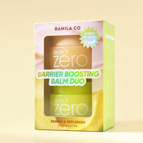 BANILA CO spatula scooping balm from jar demonstrating hygienic application and controlled amount