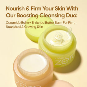 BANILA CO Firming Balm detail shot showing smooth texture and barrier-supporting ceramide benefit