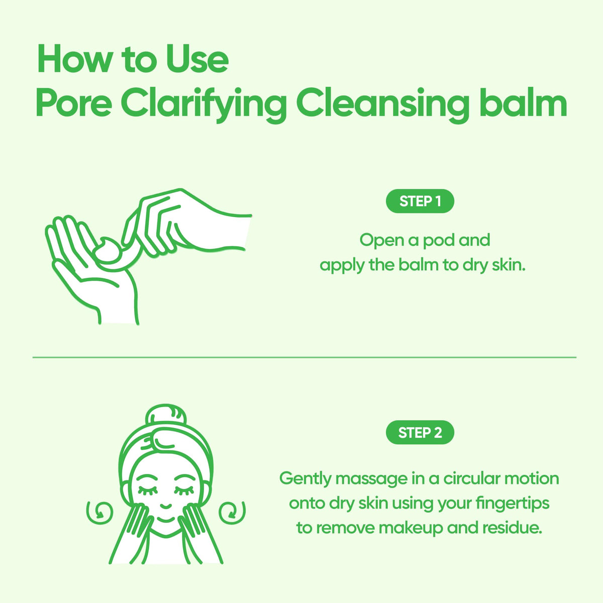BANILA CO tea tree and exfoliant ingredients displayed to show clarifying, oil-balancing benefits