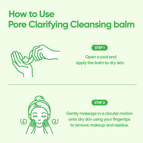 BANILA CO tea tree and exfoliant ingredients displayed to show clarifying, oil-balancing benefits