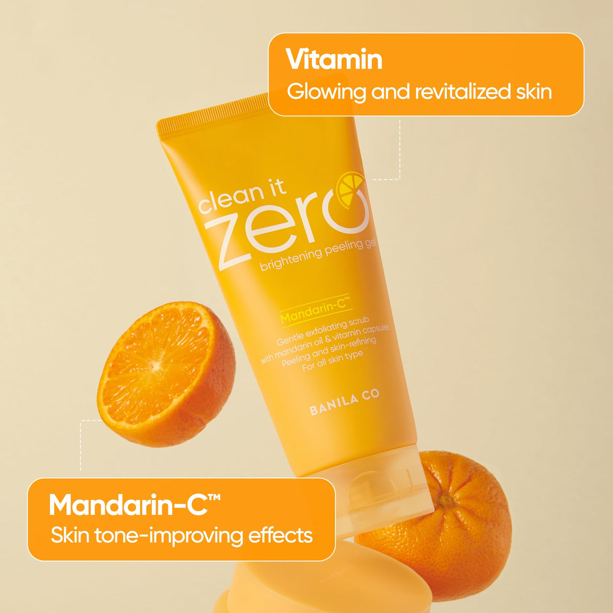 BANILA CO mandarin vitamin capsules detail delivering antioxidants