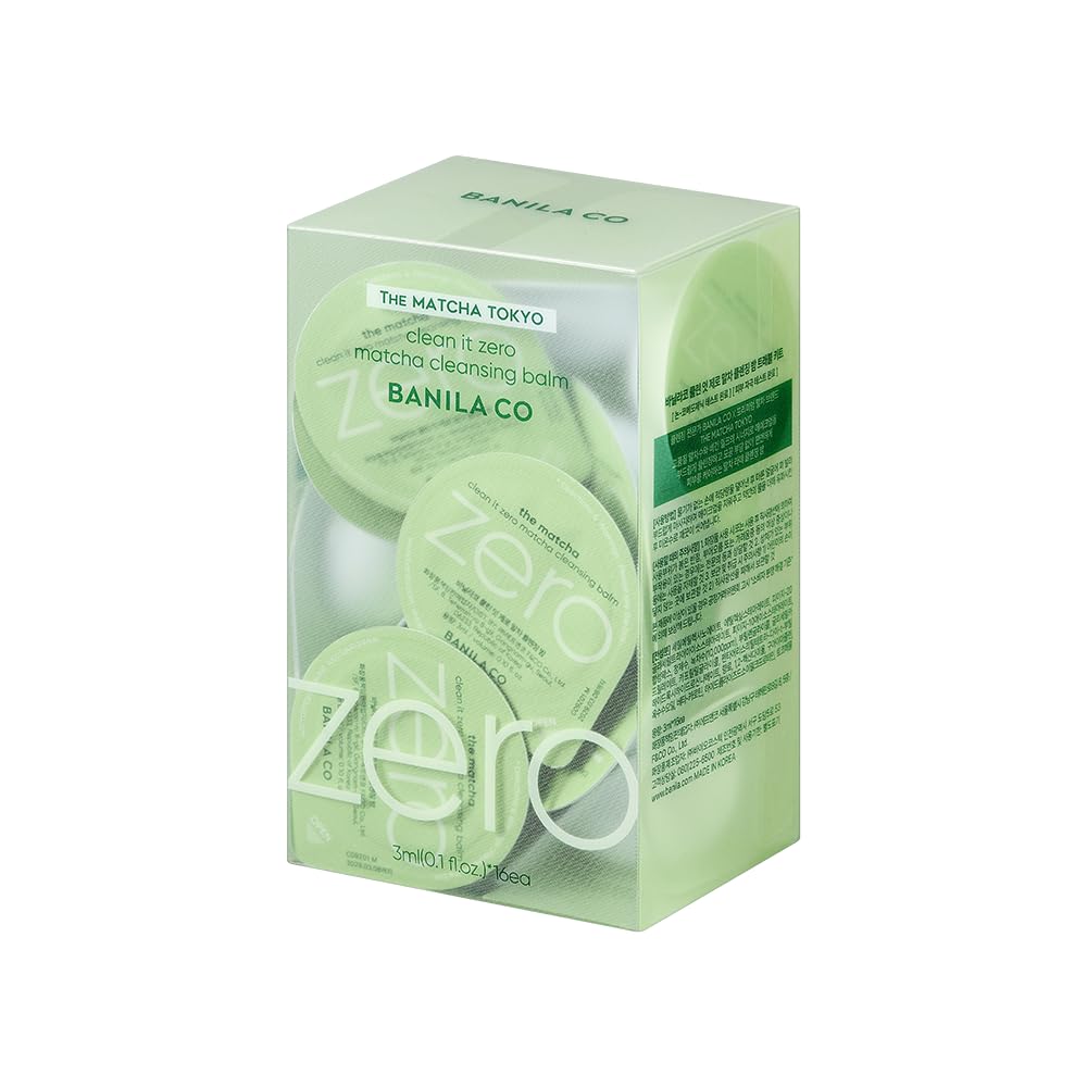 BANILA CO travel blister pack front view showing compact, hygienic single-use blisters