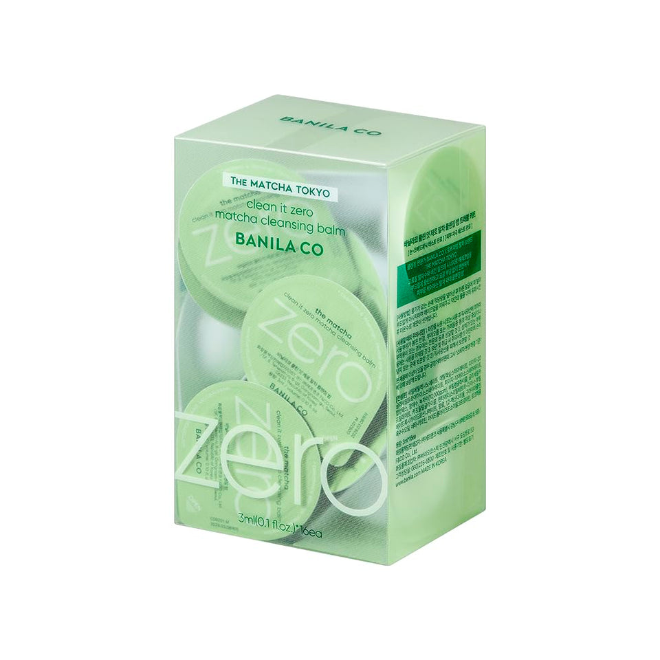 BANILA CO travel blister pack front view showing compact, hygienic single-use blisters