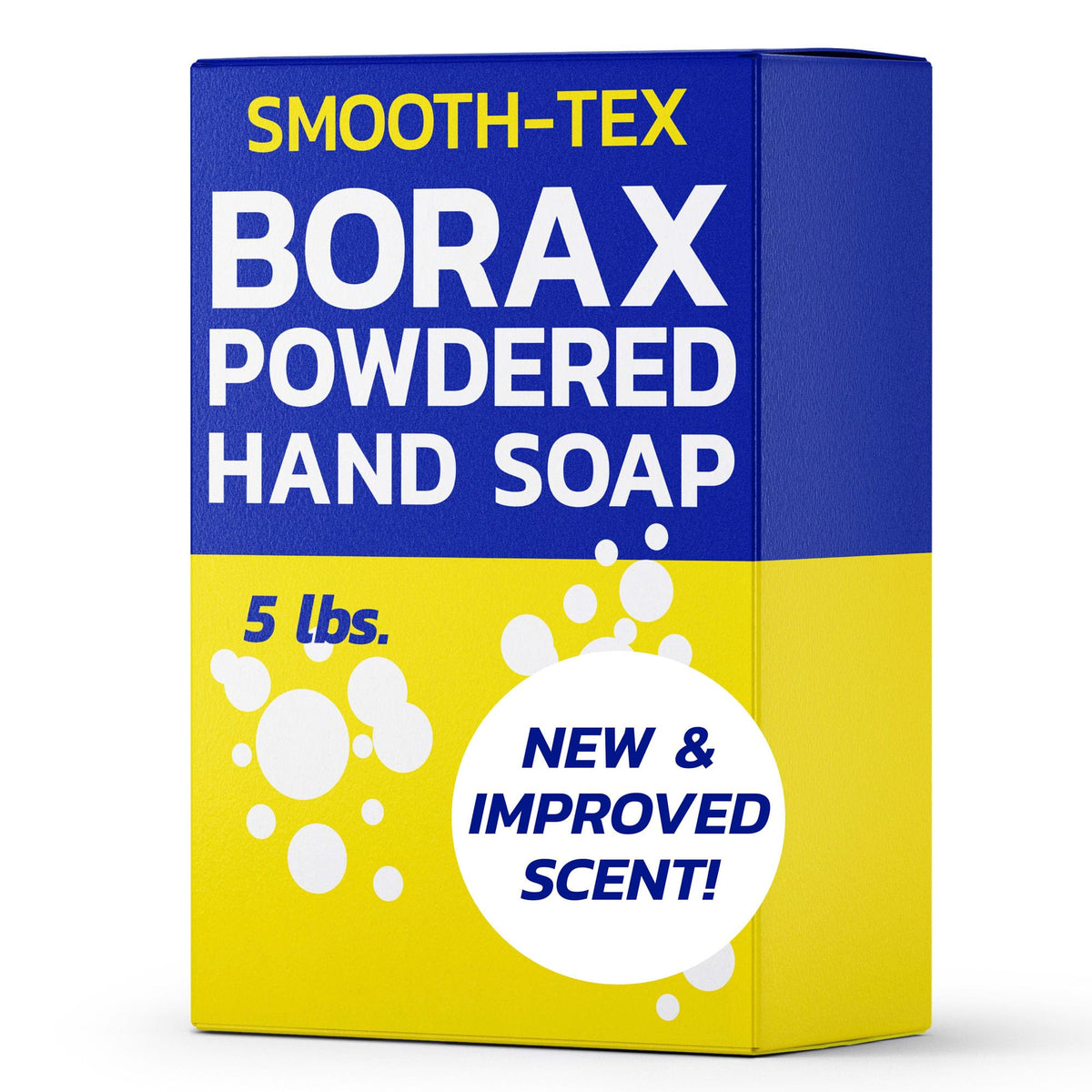 Banner Chemical front packaging showing 5 lb heavy-duty borax soap benefits