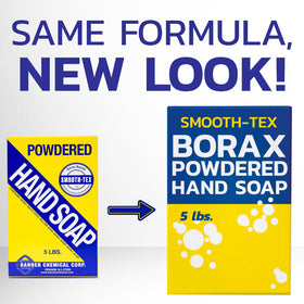 Banner Chemical powder texture close-up showing exfoliating mineral scrubbers